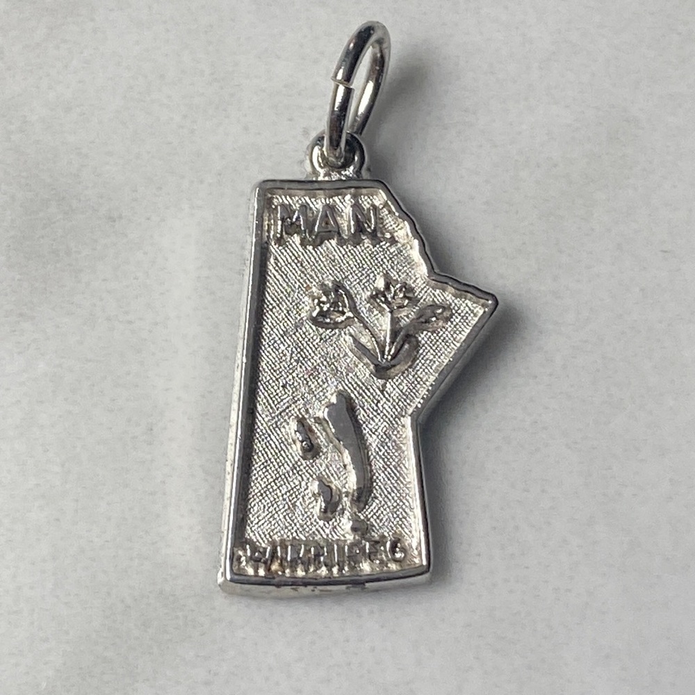Winnipeg Manitoba sterling silver charm pendant